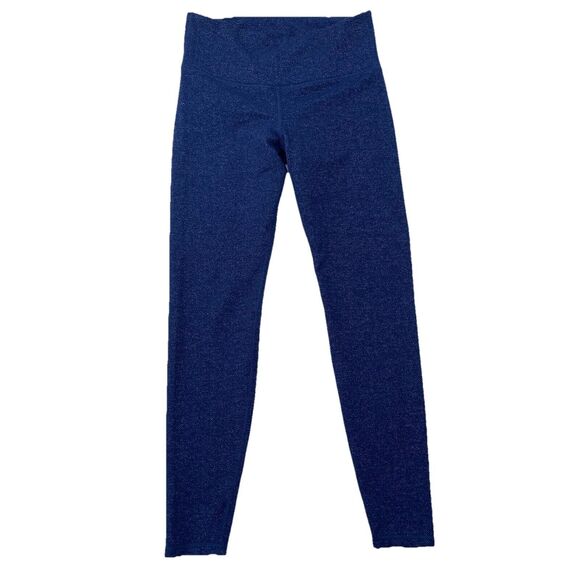 Lot of 2 Womens Old Navy Leggings Warm Cozy Stretch Leggings Size M Blue/Red - Picture 5 of 7